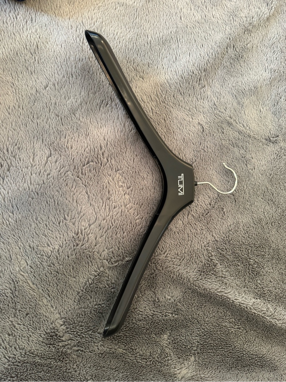 Tumi Black Suit Jacket Hanger - Wide Shoulder Plastic Hook